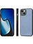 Apple iPhone 14 Plus Içintelefon Kapağı Plus Yüksek Alüminyum Silicon Cam Film Mavisi ile Karbon Fiber Deri+Pc Kılıfı (Yurt Dışından) 3
