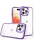Apple iPhone 15 Pro Yumuşak Tpu+Sert Pc Telefon Kılıfı Anti-Soling Şok Geçirmez Telefon Kapak-Mor (Yurt Dışından) 1