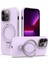 Apple iPhone 13 Pro Kickstand Case Manyetik Telefon Kapağı Magsafe-Purple ile Uyumlu (Yurt Dışından) 1