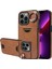 Apple iPhone 13 Pro Case Pu Pu Tpu Kart Yuvası Kickstand-Brown (Yurt Dışından) 2