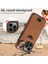 Apple iPhone 13 Pro Case Pu Pu Tpu Kart Yuvası Kickstand-Brown (Yurt Dışından) 5