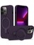 Apple iPhone 13 Pro Kickstand Case Manyetik Telefon Kapağı Magsafe-Dark Mor ile Uyumlu (Yurt Dışından) 1