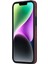 Apple iPhone 14 Kılıfı Için Pu Deri Ekleme Pus Deri+Tpu Telefon Kabuğu Logo View Pencere Kırmızısı (Yurt Dışından) 3