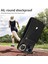 Için Apple iPhone 14/13 Yüzük Kickstand Cep Telefonu Kapağı Litchi Doku Deri+Tpu Kart Torbası Telefon Kılıfı Omuz Kayışı Black (Yurt Dışından) 4