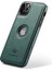 Apple iPhone 11 Pro Max Için Case Deri Kaplama Telefon Kapağı Kablosuz Şarj Yeşil (Yurt Dışından) 4
