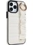 Apple iPhone 12/12 Pro Cep Telefonu Kılıfı Pileli Bileklik Pu Deri Kaplamalı Tpu Kapak Kickstand-White (Yurt Dışından) 1