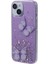 Apple iPhone 14 Case Için Sparkle Epoxy Kelebek Dekor Tpu+Pvc Telefon Geri Kabuk-Doğru (Yurt Dışından) 1