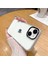 Apple iPhone 14 Plus Için Case Telefon Metal Lens Çerçeve Yumru Kanıtı Tpu+Pc Kapak-Translucent (Yurt Dışından) 5