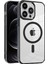 Magsafe-Black ile Uyumlu Apple iPhone 12 Pro Max Şeffaf Manyetik Telefon Kapağı Için Pc+Tpu Kılıfı (Yurt Dışından) 1