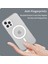 Apple iPhone 12 Pro 6.1 Inç/12 6.1 Inç Yarı Saydam Mat Kapak Tpu+Pc Telefon Kılıfı Magsafe-White ile Uyumlu (Yurt Dışından) 3