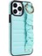 Apple iPhone 12 Pro Max Maksimum Pileli Bileklik Pu Deri+Tpu Cep Telefonu Kılıf Mavisi (Yurt Dışından) 1
