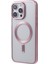 Apple iPhone 13 Pro 6.1 Inç Kasa Mat Yumuşak Tpu Manyetik Telefon Kapağı Magsafe-Pink ile Uyumlu (Yurt Dışından) 1