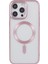 Apple iPhone 13 Pro 6.1 Inç Kasa Mat Yumuşak Tpu Manyetik Telefon Kapağı Magsafe-Pink ile Uyumlu (Yurt Dışından) 3