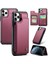 Apple iPhone 11 Pro Max Case Rfıd Engelleme Glossy Pu Deri Telefon Koruyucu-Kırmızı (Yurt Dışından) 1