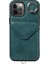 Apple iPhone 12 Pro Max Max Telefon Kılıfı Crossbody Strap Pu Pu Deri Kickstand Sırt Kapak Yeşili (Yurt Dışından) 2