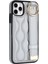 Apple iPhone 11 Pro Max Için Vaka Dalga Deseni Bileklik Kickstand Pu+Tpu Telefon Kapak Silver (Yurt Dışından) 5