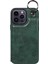 Apple iPhone 14 Pro Case Bırak Damalı Pu Deri+Tpu Telefon Kapağı Kickstand Shell-Yeşil (Yurt Dışından) 3