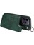 Apple iPhone 14 Pro Case Bırak Damalı Pu Deri+Tpu Telefon Kapağı Kickstand Shell-Yeşil (Yurt Dışından) 4