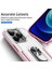 Apple iPhone 15 Pro Max Pc+Tpu Şok Geçirmez Kapak Yüzüğü Kickstand Anti-Cratch Telefon Vaka-Beyaz+Pembe (Yurt Dışından) 3