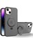 Tpu+Pc Şok Geçirmez Kapak Apple iPhone 14 Plus Için Kılıf Magsafe Yumuşak Kickstand Telefon Vaka Black ile Uyumlu (Yurt Dışından) 1