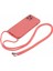 Apple iPhone 12 Pro Max Case Fiber Astar Long Lanyard-Hawthorn Red ile Ka Tpu Telefon Kapağı (Yurt Dışından) 2