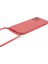 Apple iPhone 12 Pro Max Case Fiber Astar Long Lanyard-Hawthorn Red ile Ka Tpu Telefon Kapağı (Yurt Dışından) 3