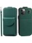 Apple iPhone 12/12 Pro Kasu Kılıfı Çanta Görüntüleme Stand Dikey Flip Pu Deri Telefon Kapak Yeşili (Yurt Dışından) 1