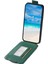 Apple iPhone 12/12 Pro Kasu Kılıfı Çanta Görüntüleme Stand Dikey Flip Pu Deri Telefon Kapak Yeşili (Yurt Dışından) 3