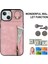Pu+Tpu Apple iPhone 13 Mini Yüzük Kickstand Rfıd Engelleme Cep Telefonu Vaka-Pembe (Yurt Dışından) 4