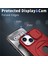Apple iPhone 13/14 Için Slayt Kameralı Kapak Kırmızılı Telefon Kılıfı Kickstand Manyetik Arka Kabuk (Yurt Dışından) 4