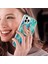 Apple iPhone 15 Pro Max Ring Kickstand Tpu Kılıfı Elektrapan Bir Ekim Mermer Desen Imd Telefon Kapak Yeşil (Yurt Dışından) 2