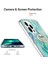 Apple iPhone 15 Pro Max Ring Kickstand Tpu Kılıfı Elektrapan Bir Ekim Mermer Desen Imd Telefon Kapak Yeşil (Yurt Dışından) 4