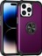 Ring Tutucu Pc+Tpu Damla Geçirmez Telefon Koruyucu Kapak-Dark Mor ile Apple iPhone 14 Pro Kılıf (Yurt Dışından) 2