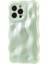 Apple iPhone 13 Pro Tpu Kasası Wavy Edge Macaron Renk Mobil Telefon Kapak Bright Yeşil (Yurt Dışından) 1