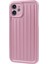 Apple iPhone 11 Vaka 3D Çizgili Desen Imd Tpu Anti-Drop Telefon Kapak Pembe (Yurt Dışından) 3