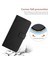 Apple iPhone 12 Için 6.1 Inç/12 Pro 6.1 Inç Pu Pu Deri Litchi Doku Standı Telefon Kapak Black (Yurt Dışından) 5