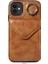 Apple iPhone 11 Crossbody Phone Case Pu Deri+Tpu Yüzük Kickstand Cover-Brown (Yurt Dışından) 2
