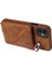 Apple iPhone 11 Crossbody Phone Case Pu Deri+Tpu Yüzük Kickstand Cover-Brown (Yurt Dışından) 3