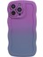 Apple iPhone 14 Pro Case Anti-Fall Tpu Kıvırcık Dalga Telefonu Geri Kapak Morası+Lavanta Grisi Için Jtw Serisi (Yurt Dışından) 2