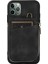 Apple iPhone 11 Pro Max Cep Telefon Kılıfı Pu Deri+Tpu Kickstand Cover-Black (Yurt Dışından) 5