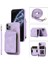 Apple iPhone 11 Pro Max Cep Telefon Kılıfı Pu Deri+Tpu Kickstand Cover-Spurple (Yurt Dışından) 1