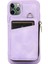 Apple iPhone 11 Pro Max Cep Telefon Kılıfı Pu Deri+Tpu Kickstand Cover-Spurple (Yurt Dışından) 5