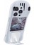 Apple iPhone 13 Pro Max Case Kickstand Spor Otomobil Süper Otomobil Koruyucu Telefon Kapak-Beyaz (Yurt Dışından) 3