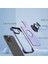 Apple iPhone 14 Pro Max Case Borderless Tasarım Yüzüğü Kickstand Telefon Kapak-Mor (Yurt Dışından) 5