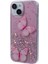 Apple iPhone 14 Case Için Sparkle Epoksi Kelebek Dekor Tpu+Pvc Telefon Geri Kabuk Pink (Yurt Dışından) 1