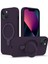 Apple iPhone 13 Case Pc+Silikon Kickstand Magnetic Telefon Kapak-Dark Mor (Yurt Dışından) 1