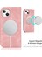 Apple iPhone 14 Plus Için Kasa Manyetik Pu Deri Rfıd Engelleyen Cep Telefonu Kapak-Pembe (Yurt Dışından) 4