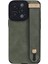 Apple iPhone 14 Pro Case Bilekliği Için Morandi Stil Tpu+Pu Deri Telefon Kickstand Kapak Yeşil (Yurt Dışından) 1