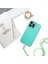 Apple iPhone 11 Pro Case Buğday Samanı+Tpu Manyetik Telefon Kapağı Ayarlanabilir Strap Sky Mavi (Yurt Dışından) 5