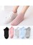Çorap Socks 5 Çift Çizgili Renkli Kadın Patik Çorap Seti 4